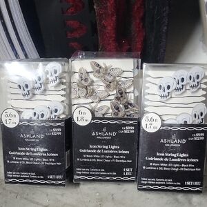Ashland Halloween Icon String Lights.  3 Packs